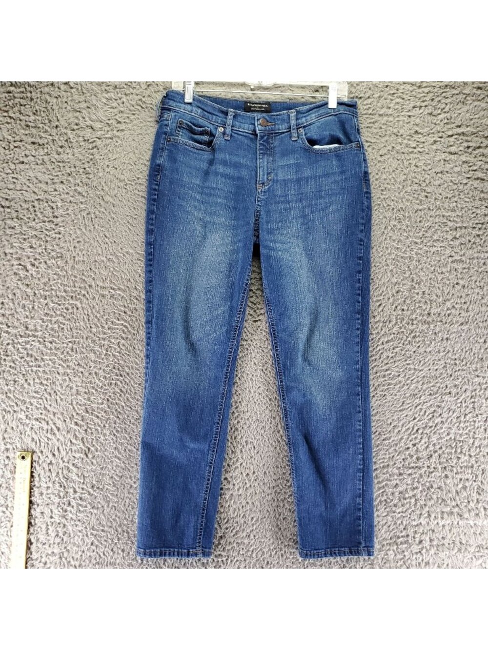 Banana Republic Jeans Womens 28/6 Blue Girlfriend Jeans Stretch Denim *Read*